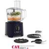 MOULINEX ROBOT DA CUCINA FP242810, 4 ACCESSORI, 800W, 15 FUNZIONI