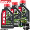 Motul Honda CBR 1000 RR Fireblade 2004-2007 Tagliando Olio Motul 5100 4T 10W-40 3 l...