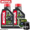 Motul Honda VT 750 DC Black Widow 1997-2001 Tagliando Olio Motul 5100 4T 10W-40 2 l...