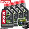 Motul Ducati Paul Smart 1000 L. E. 2006-2006 Tagliando Olio Motul 5100 4T 10W-40 4 ...