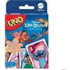 Mattel Games UNO Disney's Lilo and Stitch Card Game for Kids, Adults & Family with Deck & Spe