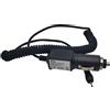 Caricabatteria da auto per Nokia 6101 n70 7370 compatibile con DC-4 NERO