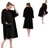 Accappatoio Da Bagno Unisex In Microfibra Con Poncho A Cambio Rapido