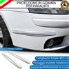 ESL PROTEZIONE PARAURTI IN GOMMA PER JAGUAR F-PACE CARBON LOOK BIANCO ADESIVI