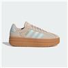 adidas Originals VL Court Bold Wonder Beige E Ghiaccio Blu Scarpa Sneakers Donna