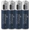 MediaRange Batterie ricaricabili USB-C Li-Ion, Micro AAA | 1,5V | 500mAh, confez