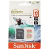 SanDisk Extreme 32 GB microSDhC Memory Card for Action Cameras and Drones with A
