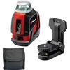 Einhell Laser a linee incrociate TE-LL 360 G | autolivellante | linee laser verdi orizzontali/verticali | livella digitale | filettatura per treppiede da 1/4
