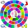 ROSHUKG Elastici per Braccialetti di 60 Colori, 12300 Kit per Fare Braccialetti
