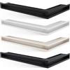 KRATKI griglia di ventilazione AIR 80x40x9cm nero verniciato a polvere 45 | Grig