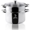 Aeternum Vaporiera Inox (22cm) LA DIVINA RE INOX Cromo lucido AP000082