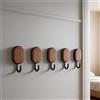 Ganci per asciugamani auto per porte interne per cucina bagno 3,8x3,5x8,5 cm