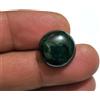 Attraente pietra preziosa sciolta in malachite forma rotonda cabochon 17,65 C...