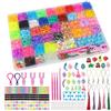 YeeQo 4100+ Elastici Per Braccialetti Colorati,Elastici Braccialetti Kit | Fai d