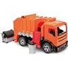 LENA - Giga Trucks Immondizia Camion per 3+ Anni Bambini, Arancia/Grigio