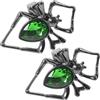 2 Pcs Anello Di Apertura Regolabile Anelli Ragno Donna Punk Dito Uomini