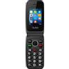 Qubo NEONW Blu Telefono Cellulare con Coperchio per Anziani | Tasti Grandi | Pul
