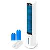 SereneLife Raffrescatore Evaporativo e Ventilatore a Torre con Telecomando, Serbatoio 5 L, 4 Cubetti di Ghiaccio, 3 Velocità, Oscillazione, per Casa e Ufficio, Portatile ed Efficiente