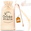 Orinko Puliscilingua x4 - Puliscilingua 100% Rame + E-Book - Pulisce la