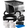 Biling Set completo per stagno, cascata con filtro per laghetto, con pompa per l