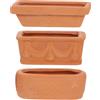 3 Pcs Vasi Di Terracotta Piccoli Piccolo Vaso Per Bonsai Da Fiori in
