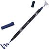 Tombow DUAL BRUSH-569 - Pennarello a doppia punta pennello. Colore jet blu