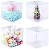 LEMESO Scatole Trasparenti per Bomboniere 10 pz 10 x 10 cm Plastica per To