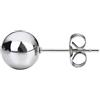 Perlin 6 orecchini a sfera in acciaio inox 3 mm 4 mm 6 mm 8 mm con dado per orec