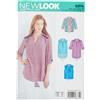 New Look Cartamodello 6374: Camicie da Donna con Maniche e Lunghezze D