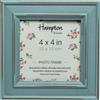 Hampton Frames Cornice portafoto Paloma legno azzurro 14.5x14.5x2.5 cm D