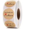 Tina.Win 500pz Round Etichette Adesive，Etichette Chiusura Biglietto Adesivi T
