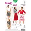 Burda b6682 Cartamodello per Gonna Carta Bianco 19 x 13 x 1 cm