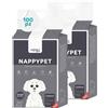 AQPET 100 Tappetini 60x60 Cm Al Carbone Attivo Super Assorbenti Per Cani Cane Traverse