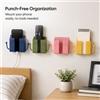 Supporto per smartphone da parete con ganci, per bagno - senza forare