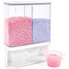 per ps PP Dispenser da Parete per Lavanderia perline Profumate 12,5x31cm Misura