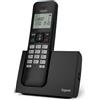 Gigaset Essential 420 Telefono Cordless Fisso, Display da 2 Pollici, Nero | Blocco chiamate con blacklist, tasto vivavoce, volume regolabile, rubrica telefonica, [Versione Italiana]