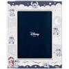 VALENTI & CO. - Disney Lilo e Stitch - Cornice legno 13x18 cm - Portafoto da tavolo con dettagli in argento - Idea Regalo Neonato o Regalo Battesimo - Cornice foto per cameretta bambini