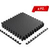 FFitness TAPPETO PUZZLE TAPPETINO FITNESS PALESTRA MULTIUSO GOMMA SCHIUMA EVA 4PZ 60X60CM