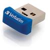 ‎VERBATIM CORPORATION Verbatim 98709 Store 'N' STAY NANO Memoria USB portatile, blue USB 3.2 16 GB