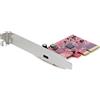 ‎ StarTech.com Scheda PCIe USB 3.2 Gen 2x2 a 1 porta, USB-C 20Gbps PCI Express 3.0