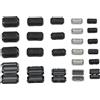 Kit perline in ferrite 24 per EMI per interferenze per rfi in cavi
