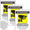 Cartello Area Videosorvegliata con Avviso GDPR 3 Cartello Videosorveglianza