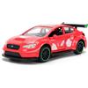 Jada Toys Jada 2016 Subaru WRX STI w/Knuckles Theme, Sonic The Hedgehog Toys 37024-1/32 Sc