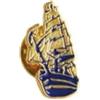 Spilla pulce in metallo smaltato Nave Scuola Amerigo Vespucci Marina Militare