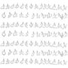 156 Pcs Ciondolini Gioielli Fai Da Te Perline Perle Di Lettera La Produzione