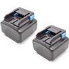 vhbw 2x Batteria per Hitachi C 7D CR 24DV DH 24DV DH 24DVA DV 24DV DV 24DVA 1,5Ah 24V