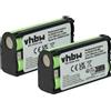 vhbw 2x Batteria per Sennheiser EW 345 G4, EW 352 G2, EW 345 G3 1500mAh 2,4V