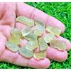 Lotto 15 pezzi fantastico giallo eliodoro acquamarina misura grezza 14-24 mm ...
