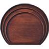Servizio Mezza Luna Texture Naturale per Tavola 36x32x1,6cm