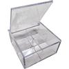PuntoCasaStore 12 scatole bomboniere trasparenti plexiglass con divisore 8x8x4 cm